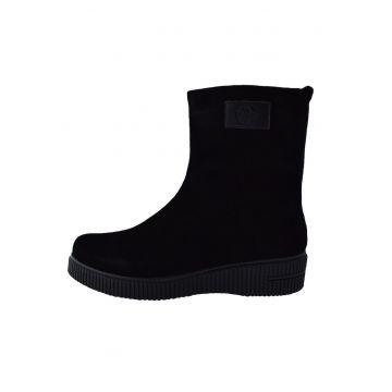 Ghete dama - din piele naturala - marca 93370-00-01-22 - negru