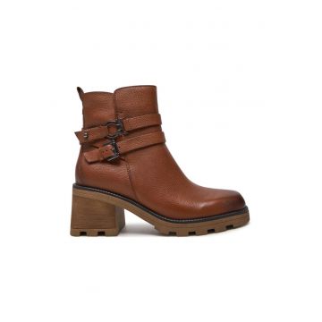 Botine dama - 304310 - Piele naturala - Maro1