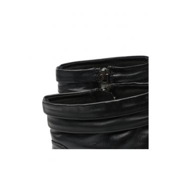 Ghete dama - 303527273 - Negru - Piele naturala